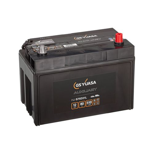 铅酸蓄电池 - HJ-S75D31L - GS Yuasa - 模块 / 12V / 用于电动车