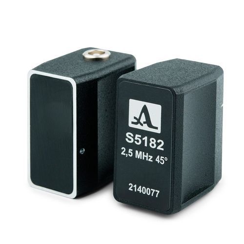 斜角超声波换能器 - S5182 – 2140077 - ACS-Solutions GmbH - 压电 / 剪波