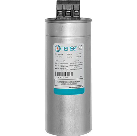 聚丙烯膜电容器 - TTKB series - Tense Electronic - 铝制 / 圆柱形 / 功率因素修正