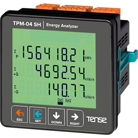 交流电网分析仪 - TPM-04 SH - Tense Electronic - 功率 / 电压 / 功率因素
