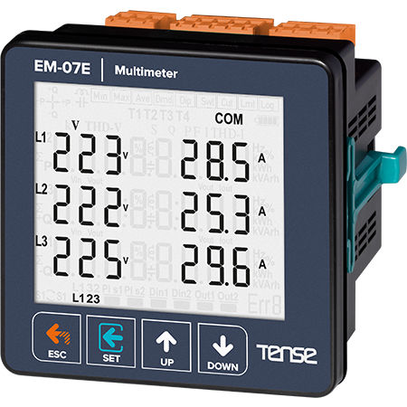 数字万用表 - EM-07E - Tense Electronic - 面板式 / 300 V / 10000 A