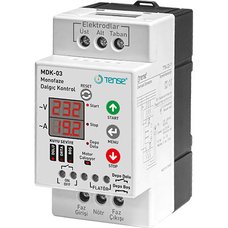 泵用控制继电器 - MDK-03 - Tense Electronic - 欠压 / 过压 / 过载电流