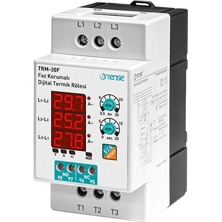 电压保护继电器 - TRM-30F - Tense Electronic - 超载 / 相位顺序 / 三相