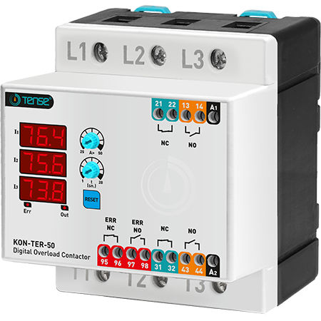 热量保护继电器 - KON-TER-50 - Tense Electronic - 3NF / 3NO / 三相