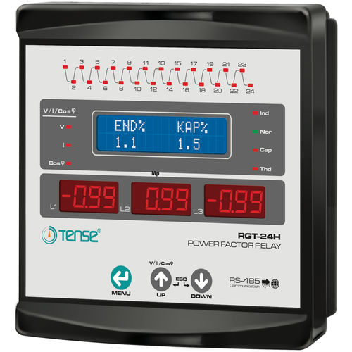 内置通信功能无功功率控制器 - RGT-24H - Tense Electronic - 三相 / 24级