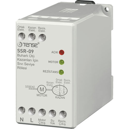 水平控制继电器 - SSR-09 - Tense Electronic - DIN导轨