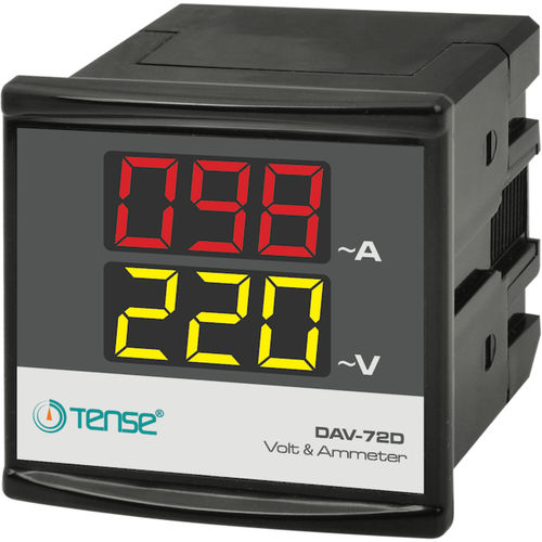 安培计电压表 - DAV-72D - Tense Electronic - 数字 / 面板式 / 交流