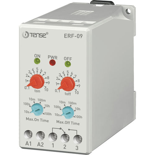 多功能定时继电器 - ERF-09  - Tense Electronic - 频闪 / DIN导轨 / 面板型