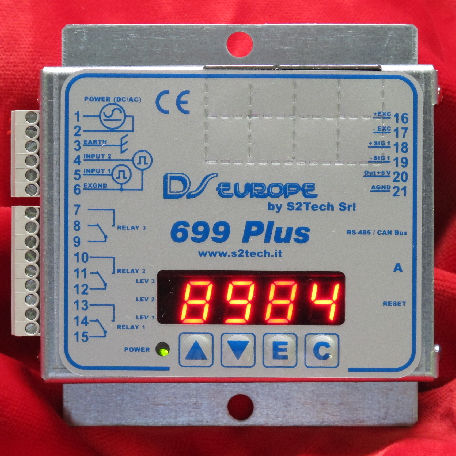 数码称重仪表 - 699Plus - S2Tech srl - 面板式 / 模拟 / 用于升降机