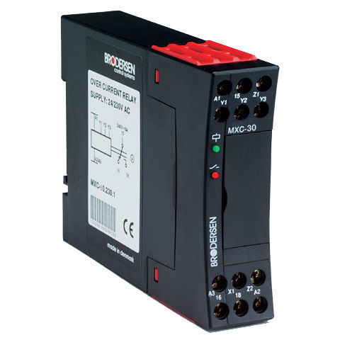 电压监控继电器 - MXC-30 - Brodersen Controls - 电流 / 1NO/NF / 交流