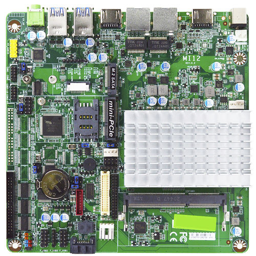 Mini-ITX主板 - MI12-00C - Jetway Information Co., Ltd. - Intel® Celeron® J3455 / Intel® Apollo Lake / Intel®