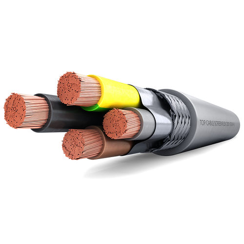 供电用电缆 - SCREENFLEX 200 VC4V-K - Top Cable - 铠装 / 防火 / 多股