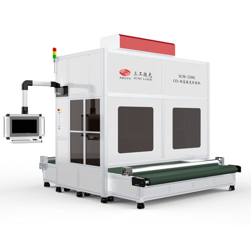 CO2激光打标机 - SCM-2200L - Wuhan Sunic Photoelectricity Equipment Manufacture Co., Ltd - 辊 / 面料 / 落地式