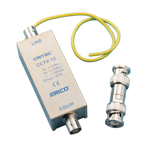 通信和数据传输线避雷器 - CCTV12 - ERICO - 用于视频信号 / 紧凑型 / BNC同轴
