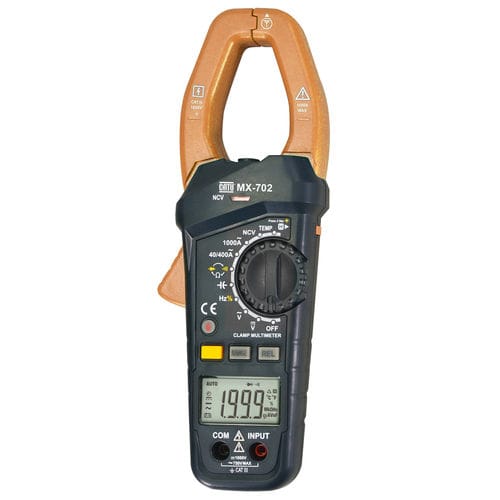 数字钳形万用表 - MX-702 - CATU - 手持式 / 1000 V / 1000 A