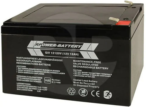 AGM电池 - GIV12120VP - RP-Technik - RPower Batteries - 矩形 / CE / ISO