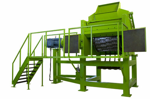 初级撕碎机 - ECO Grater - ECO Green Equipment, USA - 次级 / 单轴 / 用于轮胎