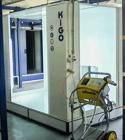 开放式粉化间 - PCB S2500 - KIGO O.E. - 滤筒除尘器 / 自动