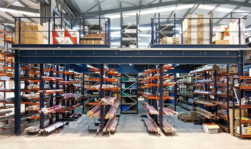 多层厂房夹层 - MECALUX - 货盘 / 搁板 / 用于工业地板