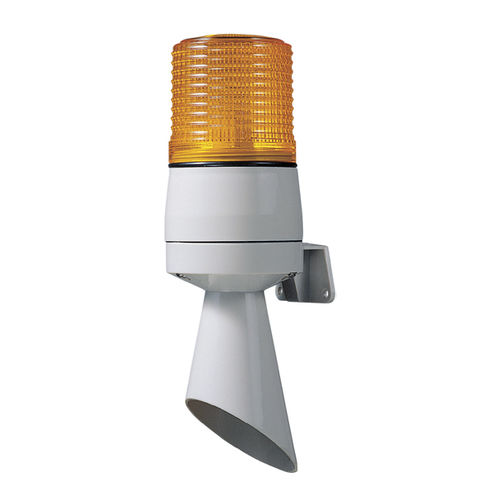 带LED信号灯报警器 - S60ADL series - Qlight Co., Ltd. - 带频闪灯 / 圆锥形 / IP54