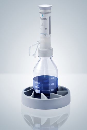 手动分配器 - 1 - 50 ml | ceramus® classic fix series - Hirschmann Laborgeräte GmbH & Co. KG - 用于试剂瓶