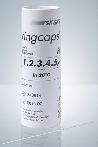毛细管微型移液管 - 1 - 200 µl | ringcaps® series - Hirschmann Laborgeräte GmbH & Co. KG - 手动
