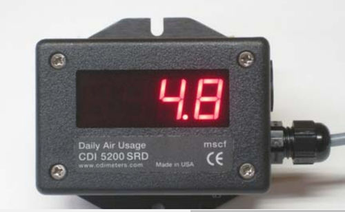 体积流量计 - CDI 5200 SRD - UNIVERSAL FLOW MONITORS - 压缩空气 / 带显示器 / 远距离