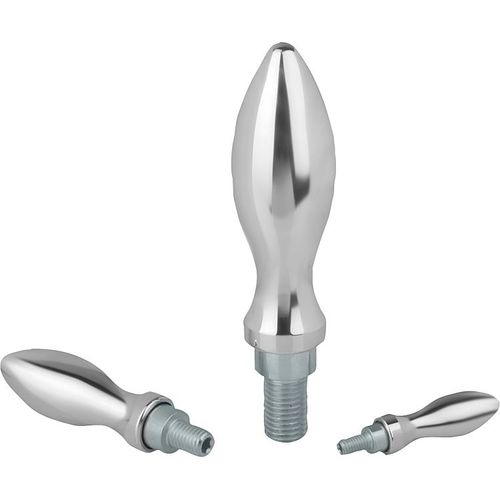 卡箍把手 - K0169 series - HEINRICH KIPP WERK GmbH & Co. KG - 机器 / 铝制 / 圆柱形