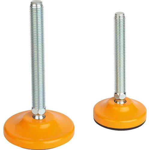 机器脚座 - K0742 series - HEINRICH KIPP WERK GmbH & Co. KG - NBR / 钢 / 防滑
