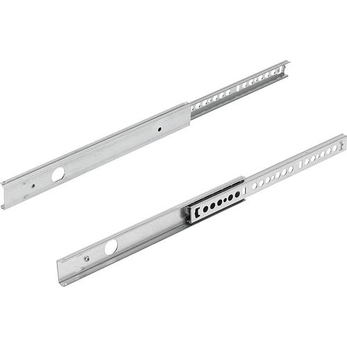伸缩滑轨 - K1567 series - HEINRICH KIPP WERK GmbH & Co. KG - 抽屉 / 钢 / C形