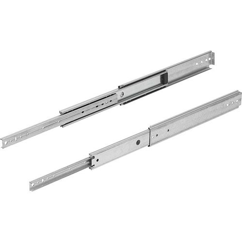 伸缩滑轨 - K1581 series - HEINRICH KIPP WERK GmbH & Co. KG - 钢 / C形