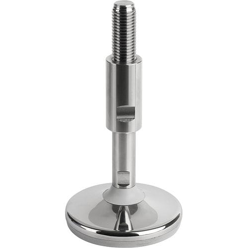 不锈钢脚座 - K0741 series - HEINRICH KIPP WERK GmbH & Co. KG - 水平 / 用于无菌应用