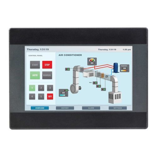 电阻式触摸屏HMI - HMI5070B - Maple Systems - 面板式 / 800 x 480 / RISC