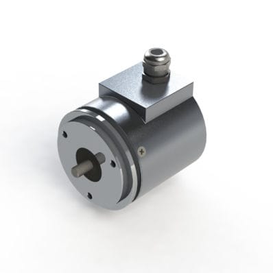 增量旋转编码器 - AWI 58 H  - Hohner Elektrotechnik GmbH - 机械 / 实心轴 / 法兰