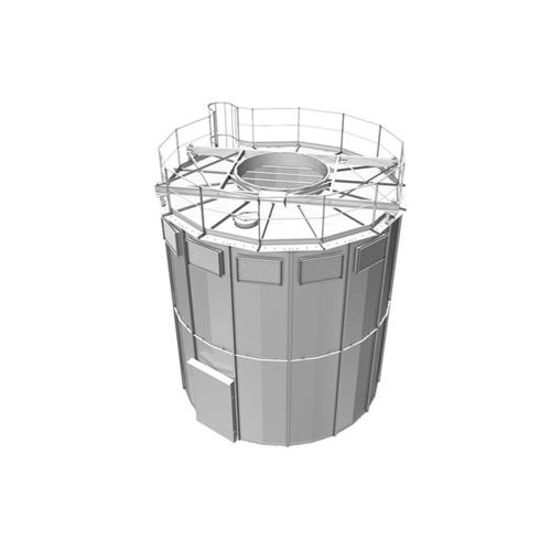 圆柱锥筒仓 - CATTIN FILTRATION - 工业 / 粉末状产品 / 电镀钢
