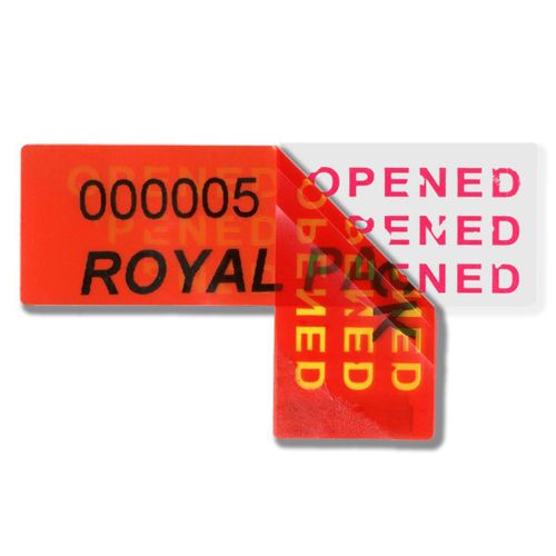 安全标签 - ROYAL PACK - 硅胶 / 红色 / 卷式