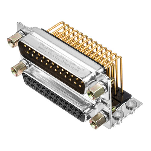 双接口连接器 - DPB Series - Positronic Industries - 供电 / D-sub / PCB