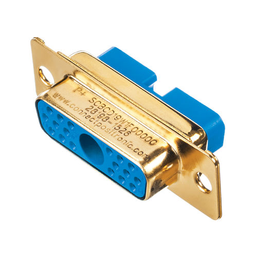 D-sub连接器 - SCBCD Series - Positronic Industries - 供电 / RF / 混合
