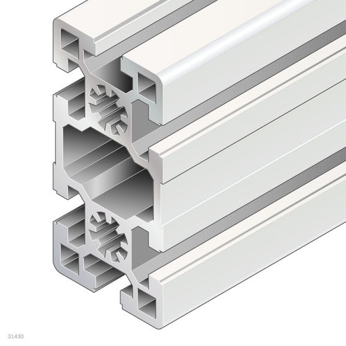 阳极氧化铝型材 - 3842553615 - Bosch Rexroth - Assembly Technology - 矩形 / 工业 / 开放式