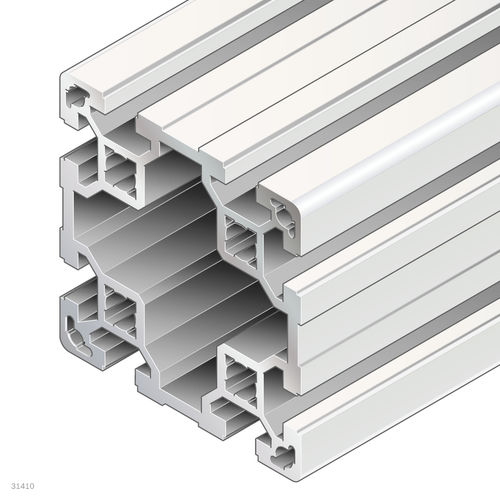 阳极氧化铝型材 - 3842529347 - Bosch Rexroth - Assembly Technology/博世力士乐 - 矩形 / 工业 / 开放式