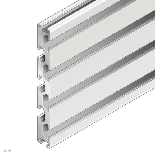 铝制型材 - 3842537821 - Bosch Rexroth - Assembly Technology/博世力士乐 - 矩形 / 工业 / 开放式