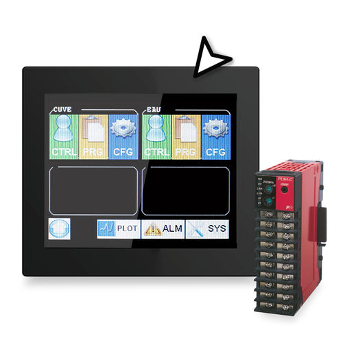 带触摸屏温控器 - Control Pack - FUJI ELECTRIC France/富士 - 多回路 / PID / 可编程
