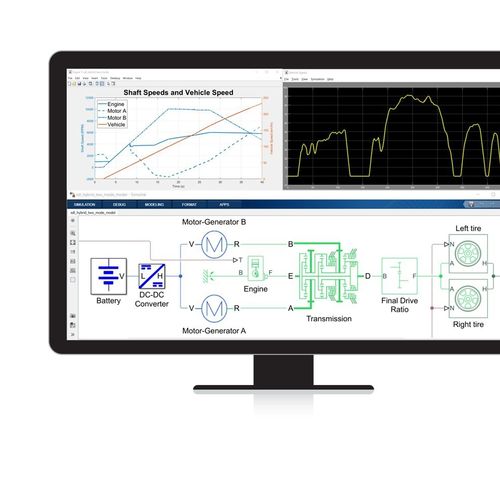 机械模拟软件 - Simscape Driveline™ - The MathWorks - 建模 / 用于电动车