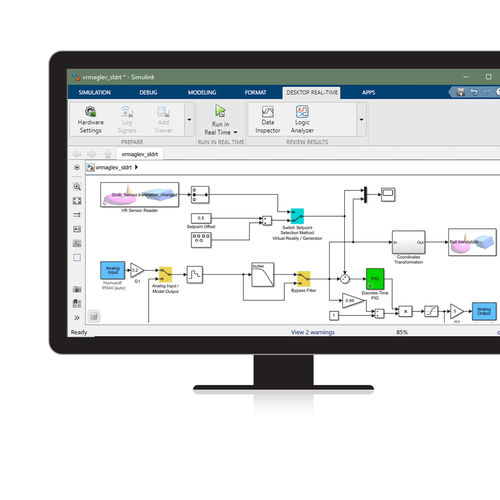 快速成型软件 - Simulink Desktop Real-Time™ - The MathWorks - 模拟 / 用于办公室 / 实时