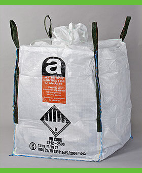 石棉吨袋 - Baobag - 具有聚乙烯内衬 / 双内壁
