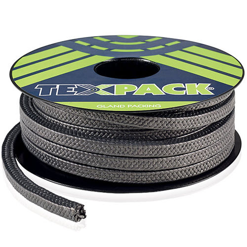 石墨编织填料 - FLUORPACK® 4151 - TEXPACK - 布料 / PTFE / 耐化学腐蚀
