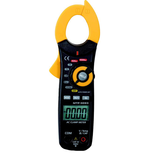 数字钳形万用表 - MTP 3093 - MTP Instruments Inc - 手持式 / 600 V / 400 A