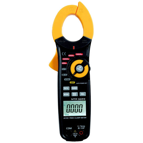 数字钳形万用表 - MTP 3096 - MTP Instruments Inc - 手持式 / 600 V / 1000 A