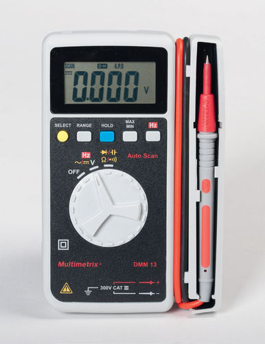 数字万用表 - DMM 13 - MULTIMETRIX - 袖珍型 / 600 V / cat III