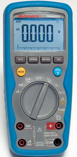数字万用表 - DMM 220 - MULTIMETRIX - 手持式 / 1000 V / 10 A